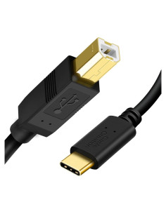 Cable USB C a B 1M CableCreation para Impresora y MIDI