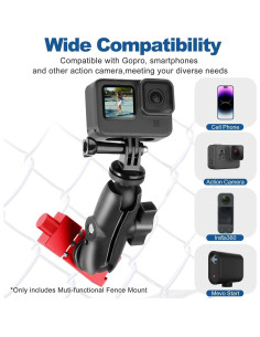 Soporte de Cerca ChromLives para Gopro y Smartphone Ajustable 2
