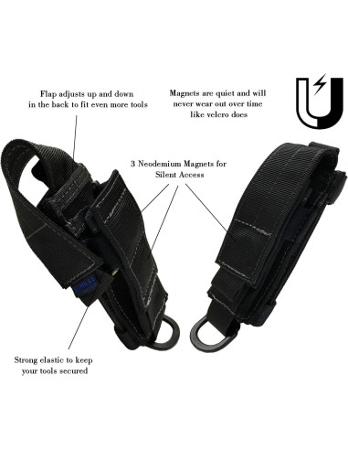 Pouch Multi Herramientas Miles Tactical con Cierre Magnético