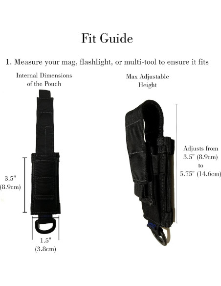 Pouch Multi Herramientas Miles Tactical con Cierre Magnético