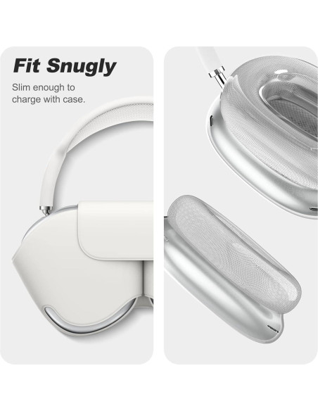 Funda Transparente MOLOPPO para Auriculares AirPods Max 2024/2020
