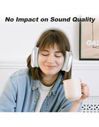 Funda Transparente MOLOPPO para Auriculares AirPods Max 2024/2020