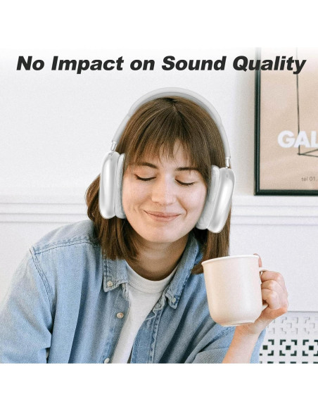 Funda Transparente MOLOPPO para Auriculares AirPods Max 2024/2020