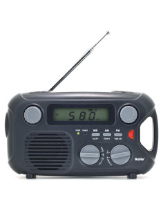 Radio de Emergencia Kaito KA580 Solar y Dynamo AM/FM NOAA