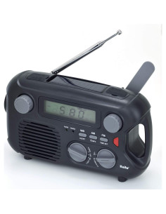 Radio de Emergencia Kaito KA580 Solar y Dynamo AM/FM NOAA 2
