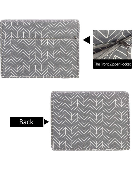 Funda Protectora para Máquina de Coser Yarwo Chevron 43x20x33cm