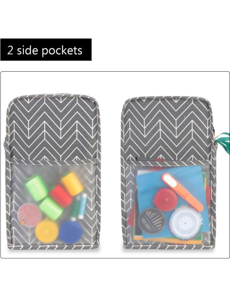 Funda Protectora para Máquina de Coser Yarwo Chevron 43x20x33cm