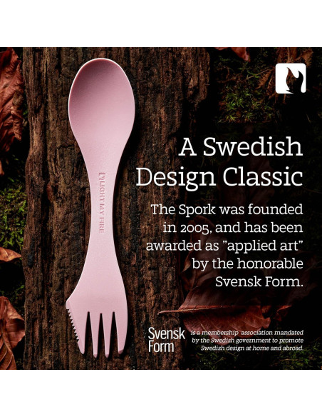 Spork Original 2-Pack Light My Fire 3-en-1 Reutilizable Camping Spork Original 2-Pack Light My Fire 3-en-1 Reutilizable Camping