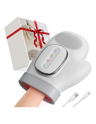 Masajeador de Manos Eléctrico Voluart HM-001 con Calor y Compresión