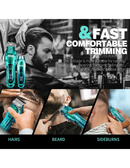 Cortadora de Cabello DSP Profesional Inalámbrica Azul