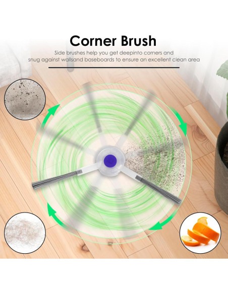 10 Piezas Cepillos Laterales MIBUMIKI para Narwal Freo