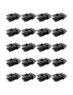 Pinzas para Lona BINCKIN 20 Pcs Alta Resistencia Negro
