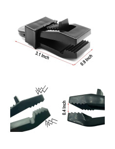 Pinzas para Lona BINCKIN 20 Pcs Alta Resistencia Negro 2