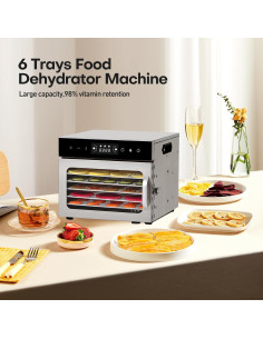 Deshidratadora de Alimentos Panana GGJ-6, 6 Bandejas Acero Inoxidable 2