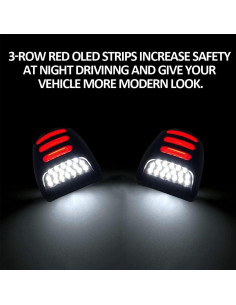 Luces LED de Placa de Licencia Mejorvista-LED para Chevy y GMC 2