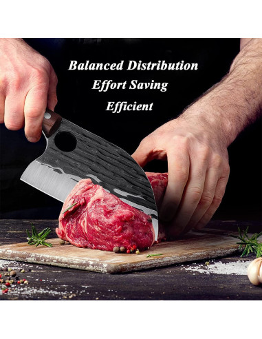 Cuchillo de Chef Moontay Serbio 25.4 cm Forjado a Mano