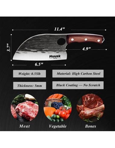 Cuchillo de Chef Moontay Serbio 25.4 cm Forjado a Mano