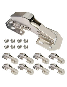 Paquete de 8 bisagras ocultas REDYA 10.16 cm cierre suave