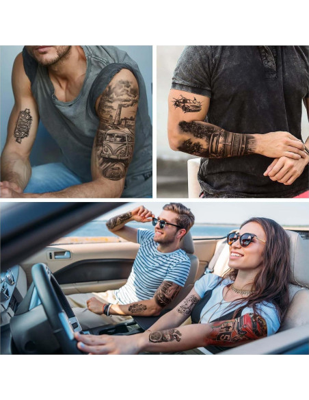77 Hojas Tatuajes Temporales Realistas Gabizafia Coche 77 Hojas Tatuajes Temporales Realistas Gabizafia Coche