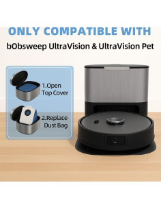 Paquete de 6 Bolsas de Polvo 6L HUIZHEN para bObsweep 2