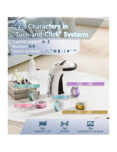 Máquina de Etiquetas en Relieve Labelife Omega S Manual con 10 Cintas 2