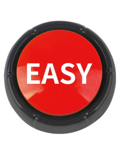 Botón Hablante Mealivos 1002 Rojo/Negro - Fácil de Usar