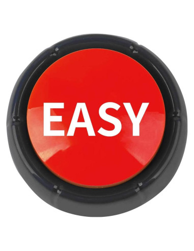 Botón Hablante Mealivos 1002 Rojo/Negro - Fácil de Usar