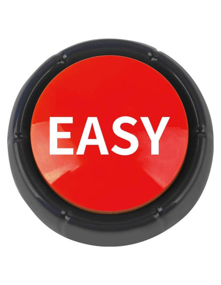 Botón Hablante Mealivos 1002 Rojo/Negro - Fácil de Usar Botón Hablante Mealivos 1002 Rojo/Negro - Fácil de Usar