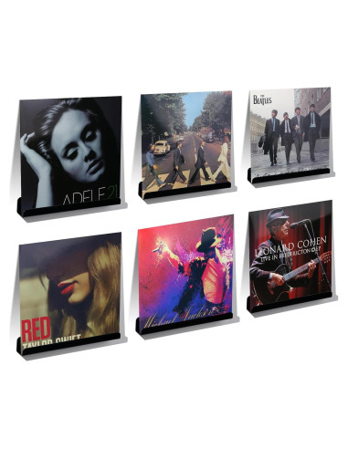 Estante Flotante para Discos de Vinilo Meaocer 6 Piezas 30.48 cm