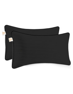 Insertos de Almohadas Decorativas Yettbea 30x50 cm Set de 2 Negros