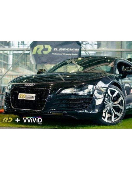 Vinilo Gloss Negro VViViD 15.24cm x 152.4cm con Liberación de Aire