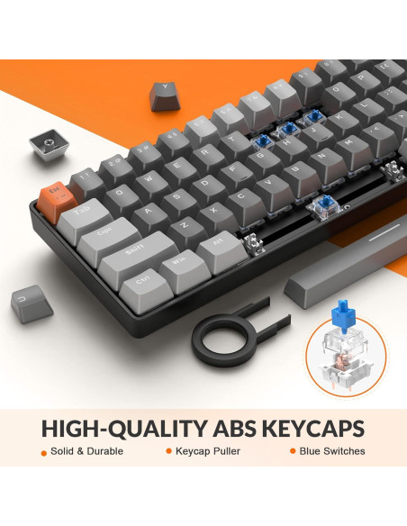 Teclado Mecánico Inalámbrico MAGIC-REFINER K68 68 Teclas