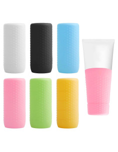 6 Fundas de Silicona a Prueba de Fugas YUBIRD para Botellas