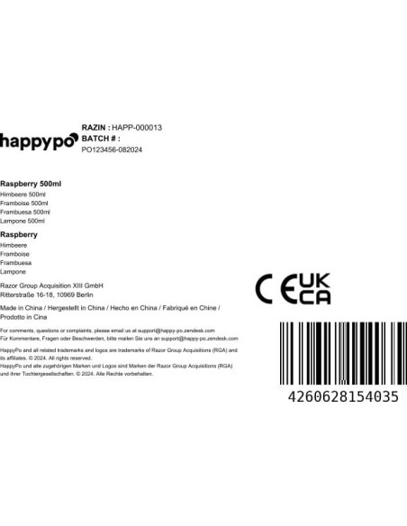 Bidet Portátil HappyPo XL Frambuesa 50% Más Volumen