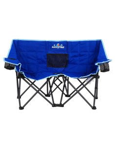 Silla de Camping Doble Plegable SUNNYFEEL Azul para Niños