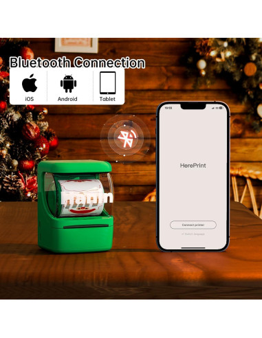 Impresora de Etiquetas HPRT New 1 Bluetooth Portátil 198g