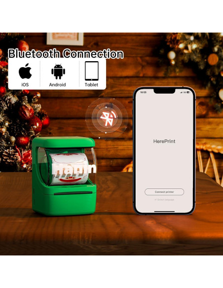 Impresora de Etiquetas HPRT New 1 Bluetooth Portátil 198g