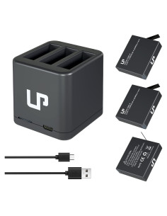 Paquete de Cargador y Baterías LP para Insta360 ONE X - 3 Piezas