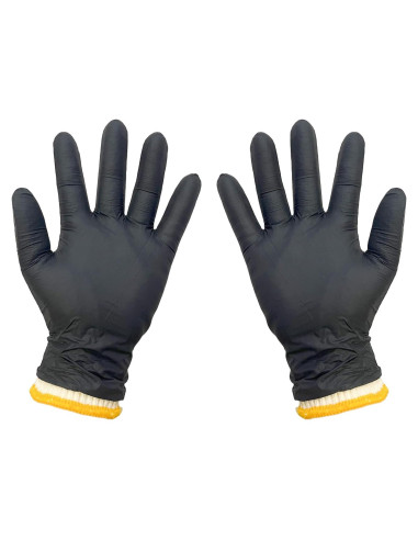 Guantes BBQ FayLongSky con Forros de Algodón y Nitrilo Grande