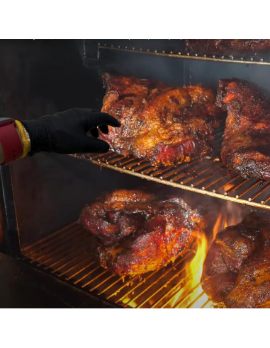 Guantes BBQ FayLongSky con Forros de Algodón y Nitrilo Grande