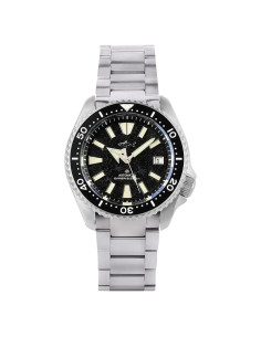 Reloj de buceo automático Heimdallr NH35A 42mm Titanio Negro
