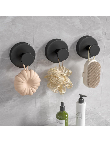 Ganchos de Ventosa CHIKESI para Ducha y Baño - Soporta 6.8 kg