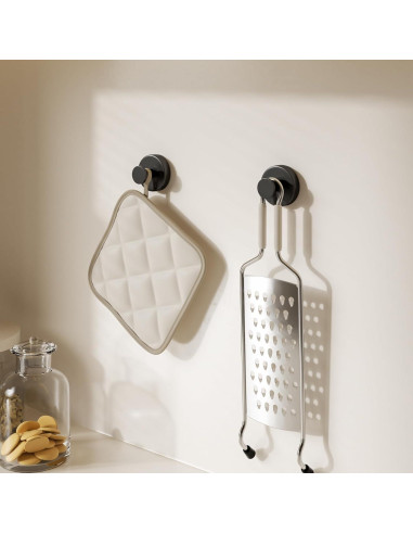 Ganchos de Ventosa CHIKESI para Ducha y Baño - Soporta 6.8 kg