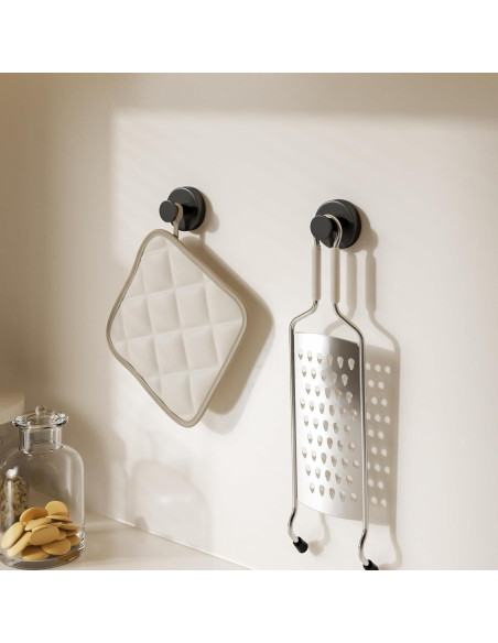 Ganchos de Ventosa CHIKESI para Ducha y Baño - Soporta 6.8 kg