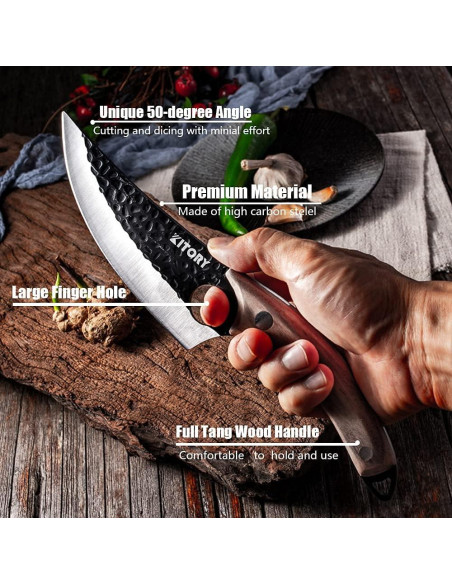Cuchillo de Deshuesar Kitory 15.24 cm Acero Alto Carbono