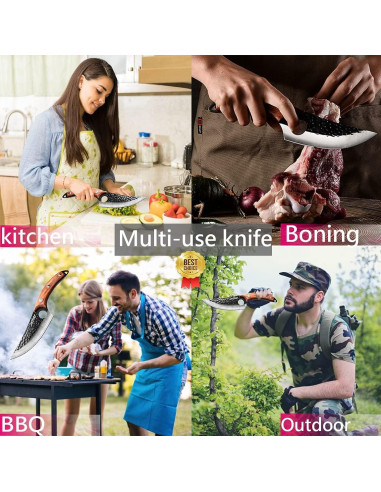 Cuchillo de Deshuesar Kitory 15.24 cm Acero Alto Carbono