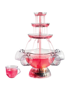 Fuente de Fiesta Iluminada Nostalgia 3 Niveles 3.78L