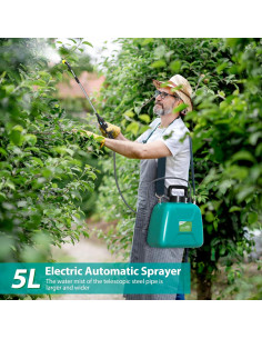 Pulverizador Eléctrico Portátil SideKing 5L con Varilla Telescópica 2