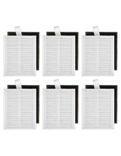 6 Filtros HEPA COWINORY para Eufy L50 L60 Aspiradora Robot
