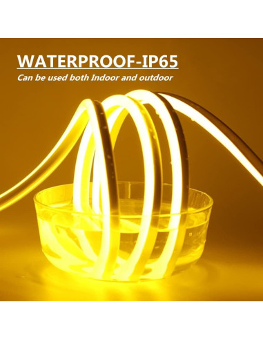 Tira de Luz LED Neón RGB SYMHMT 5m Regulable IP67 Control Remoto